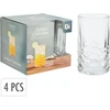 Mondex Rinkinys 4 SZKLANEK DO NAPOJÓW 360 ML