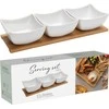 Excellent Houseware KOOPMAN RINKINYS INDELIŲ SU PADĖKLIUKU 4DALYS