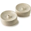 Mondex Since 1986 2 smilkalinių rinkinys, 7x7x3cm, smėlio spalvos