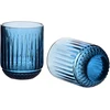 Mondex Since 1986 ELISE Mėlynas 4 stiklinių rinkinys 260 ml 7,5 x 7,5 x 9,4 cm