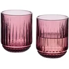 „Mondex Since 1986 ELISE PURPLE“ 4 stiklinių rinkinys, 260 ml, 7,5 x 7,5 x 9,4 cm
