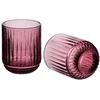 „Mondex Since 1986 ELISE PURPLE“ 4 stiklinių rinkinys, 260 ml, 7,5 x 7,5 x 9,4 cm