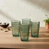 Mondex Since 1986 ELLA Žalias Komplet 4 szklanek 370ml370ml 8x6x12 cm