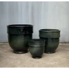 Mondex Since 1986 HEVRA Komplet 3 osłonek ceramicznych 43x43x44cm, 34x34x35cm, 24x24x25cm