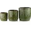 Mondex Since 1986 HEVRA Komplet 3 osłonek ceramicznych43x43x44cm, 34x34x35cm, 24x24x25cm