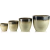 Mondex Since 1986 HEVRA Komplet 4 osłonek ceramicznych44x44x42cm 35x35x34cm 27x27x26cm 20x20x20cm