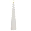 „Mondex Since 1986 IDALIA“ LED žvakė 5 x 25 cm kūgio formos