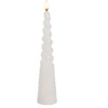 „Mondex Since 1986 IDALIA“ LED žvakė 5 x 25 cm kūgio formos