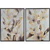 Mondex Since 1986 INGA 2 paveikslų rinkinys 50x70cm auksinės gėlės 2