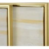 Mondex Since 1986 INGA 2 paveikslų rinkinys 40x50cm aukso juoda abstrakcija