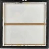 Mondex Since 1986 INGA 2 paveikslų rinkinys 40x40cm juodos ir auksinės gėlės