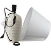 Mondex Since 1986 LETI Pilkas Lampa stołowa 15x32x47cm