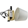 Mondex Since 1986 LETI Pilkas Lampa stołowa 11x22x34,5cm
