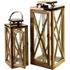 Mondex Since 1986 LEVI GOLD Komplet 2 latarni18x18x45cm/12,5x12,5x32cm