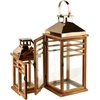 Mondex Since 1986 LEVI GOLD Komplet 2 latarni19,5x19,5x45cm/13,5x13,5x30,5cm