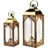 Mondex Since 1986 LEVI GOLD Komplet 2 latarni20x20x53cm/15x15x41,5cm