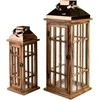 Mondex Since 1986 LEVI Komplet 2 latarni 22x22x58cm/15,5x15,5x41,5cm