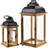 Lumarko Mondex Since 1986 LEVI Komplet 2 latarni 21x21x48cm/14x14x30cm