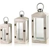 Mondex Since 1986 LOKKE Komplet 3 latarni 20x20x47/16x16x39/12x12x29cm