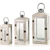Mondex Since 1986 LOKKE Komplet 3 latarni 20x20x47/16x16x39/12x12x29cm