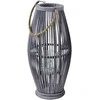 Mondex Since 1986 LUCIE Lampion 24x24x52cm/74cm fioletow-pilka
