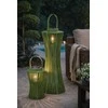 Mondex Since 1986 LUCIE Žalias Lampion solarny 19x19x42cm/58cm