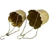 Mondex Since 1986 MARINA Komplet 2 osłonek wiszących Gold23x23x32/20x20x30cm