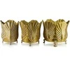 Mondex Since 1986 MARINA Komplet 3 osłonek dekoracyjnych Gold 47x47x42/39x39x40/32x32x39cm