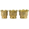 Mondex Since 1986 MARINA Komplet 3 osłonek dekoracyjnych Gold 28x28x20/25x25x20/20x20x20cm