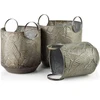 Mondex Since 1986 Lumarko MARINA LEAF užvalkalų rinkinys (3 vnt.) 33x33x36/28x28x35/22x22x34cm