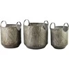Mondex Since 1986 Lumarko MARINA LEAF užvalkalų rinkinys (3 vnt.) 33x33x36/28x28x35/22x22x34cm