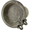 Mondex Since 1986 MILAGA Dekoratyvinė lėkštė 28x24,5x21 cm metalinis kaspinas