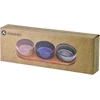 Mondex Since 1986 MODERN KITCHEN Deska su 3 miskami 8,5x8,5x4cm(28x9,5x1,2cm) 110ml
