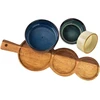 Mondex Since 1986 MODERN KITCHEN Deska su 3 miskami 11x3,5 8,5x47x3,3cm(35x12x1,2cm) 160ml/120ml/80ml