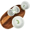 Mondex Since 1986 MODERN KITCHEN Deska su 4 miskami 11x3,58,5x4 2x/7x3,3cm (28x16x1,2cm) rozmaryn 160ml/120ml/2x80ml