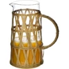 Mondex Since 1986 Mondex MODERNUS VIRTUVĖS stiklinis ąsotis 1,1 l 10 x 8 x 19,5 cm bohemiško stiliaus pinti