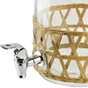 Mondex Since 1986 Mondex MODERNI VIRTUVĖ Stiklinis indas su čiaupu 3,5 l, pintas, 11,4 x 16 x 25,6 cm