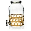 Mondex Since 1986 Mondex MODERNI VIRTUVĖ Stiklinis indas su čiaupu 3,5 l, pintas, 11,4 x 16 x 25,6 cm