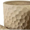 Mondex Since 1986 NEVA BEIGE Komplet 3 osłonek ceramicznych 39x39x46cm 31,5x31,5x42,5cm 25,5x25,5x39cm