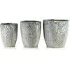 Mondex Since 1986 NEVA Komplet 3 osłonek ceramicznych 39x39x42cm 32x32x38,5cm 26x26x35cm
