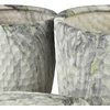Mondex Since 1986 NEVA Komplet 3 osłonek ceramicznych 39x39x42cm 32x32x38,5cm 26x26x35cm
