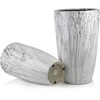 Mondex Since 1986 NEVA MARBLE 2 keraminių užvalkalų rinkinys 39x39x62/31x31x58 cm
