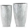 Mondex Since 1986 NEVA MARBLE 2 keraminių užvalkalų rinkinys 39x39x62/31x31x58 cm