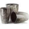 Mondex Since 1986 NEVA MARBLE KOMPLET 3 DONICZEK 37x37x45,5/30,5x30,5x42,5/24x24x40cm