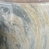 Lumarko Mondex Since 1986 NEVA MARBLE 3 keraminių užvalkalų rinkinys 37x37x45,5/30,5x30,5x42,5/24x24x40 cm