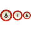 Mondex Since 1986 SANTA LILA 3 dalių lėkščių komplektas 22 cm 300 ml/19/27 cm
