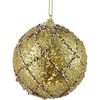 Mondex Since 1986 SANTA LILA Bombka 10cm zdobiona styropianowa