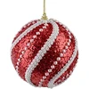 Mondex Since 1986 SANTA LILA Bombka 10cm zdobiona styropianowa