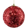 Mondex Since 1986 SANTA LILA Bombka 10cm zdobiona styropianowa