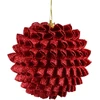 Mondex Since 1986 SANTA LILA Bombka 10cm zdobiona styropianowa